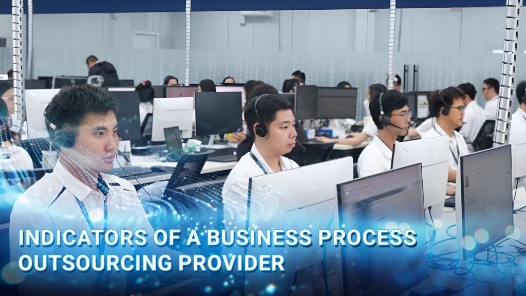 indicators of a business process outsourcing provider