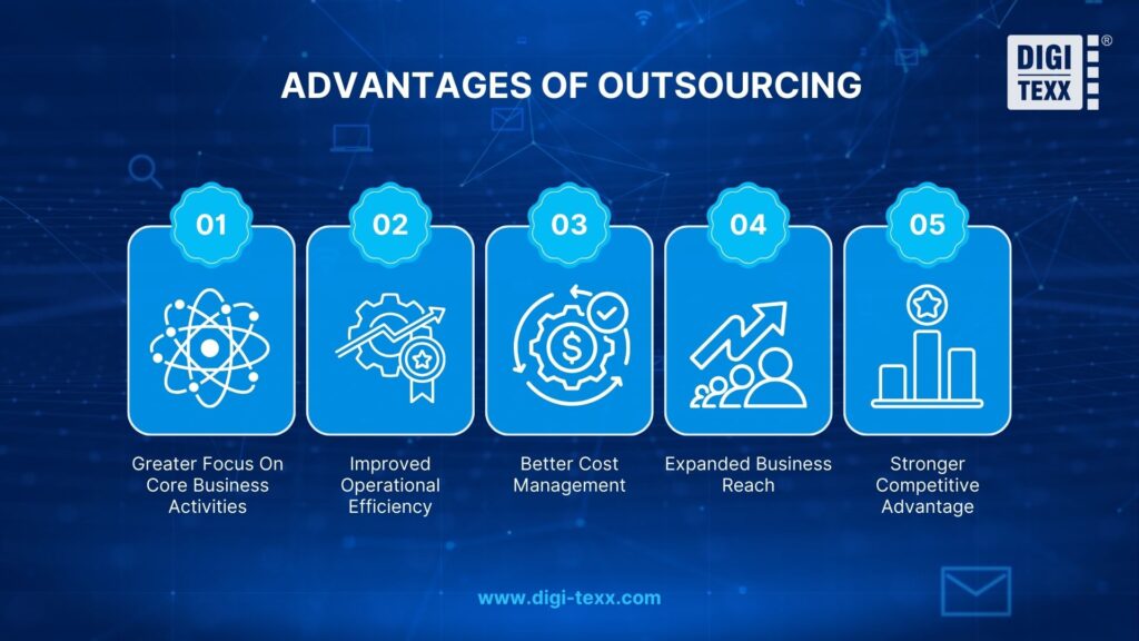 5 Benefits of outsourcing