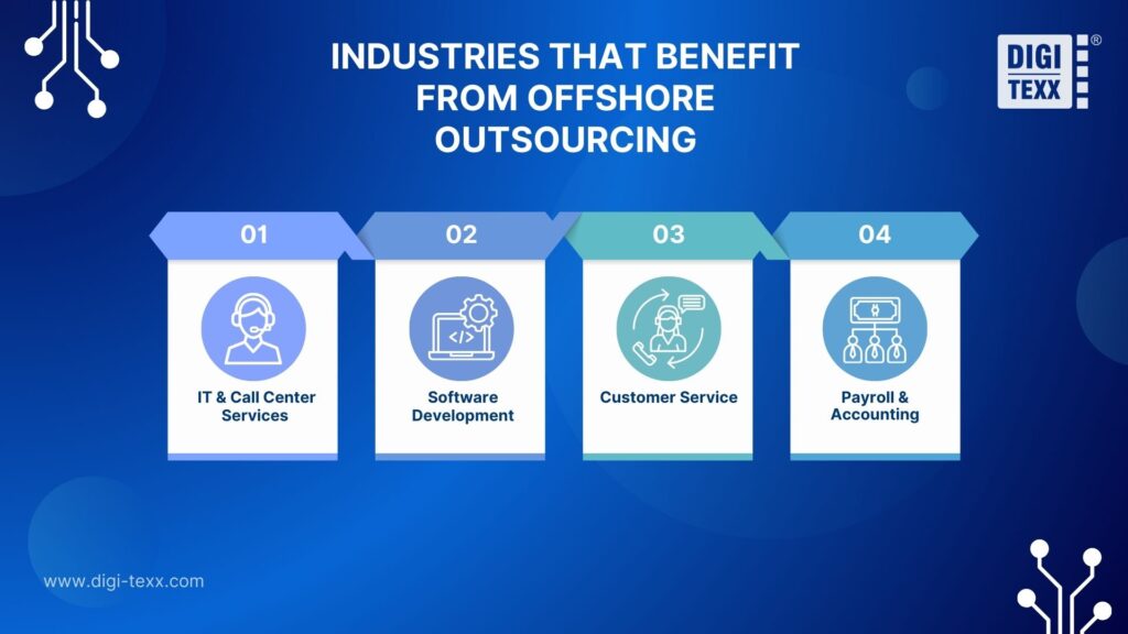 Top industries that benefit from offshore outsourcing