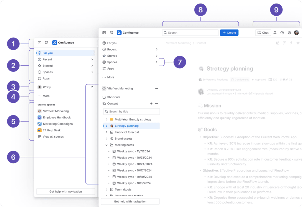 Confluence documentation management software for enterprise knowledge sharing
