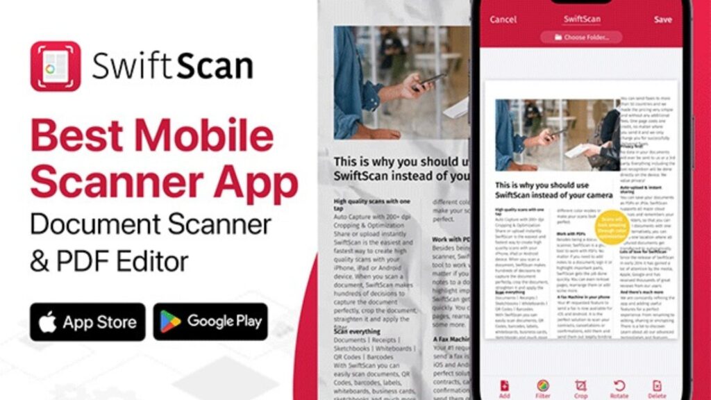 Swift Scan scanning software