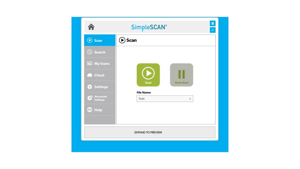 Simple Scanner scanning software