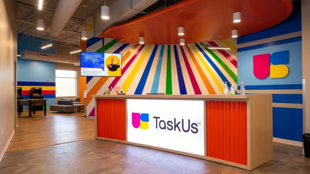 TaskUs office space represents a data labeling service provider