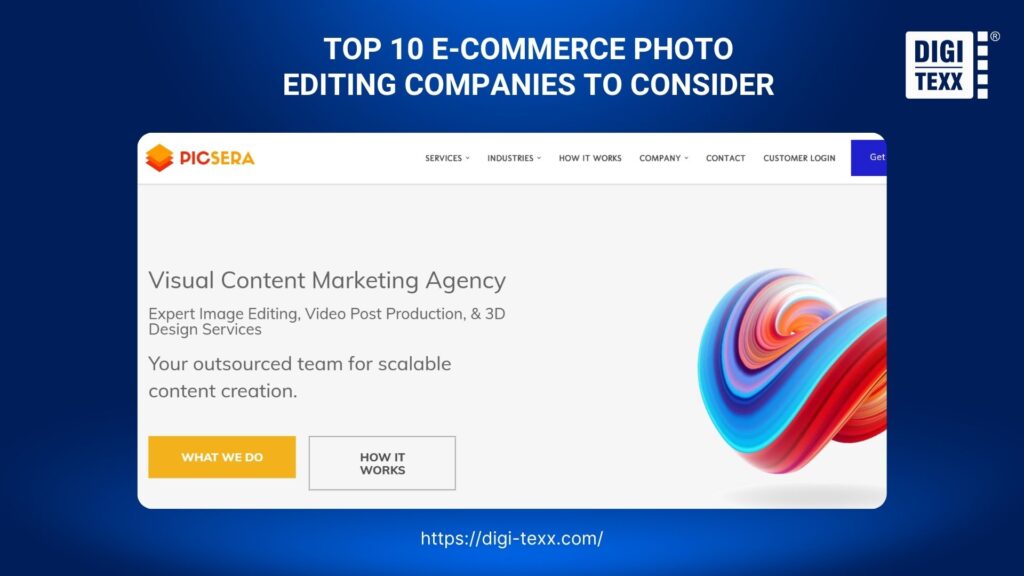 e-commerce photo editing Picsera