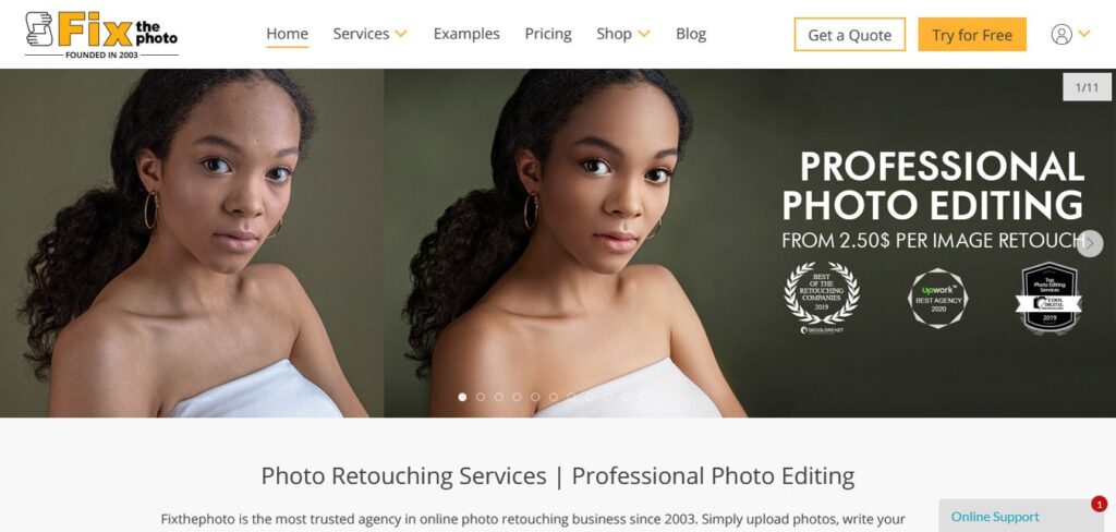 FixThePhoto product photo retouching services for eCommerce