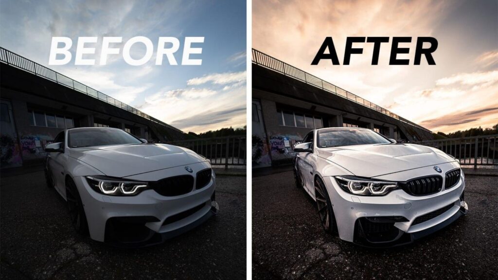Car Photo Editing: Complete Guide To Professional Vehicle Photos 4 Car paint and reflection enhancement