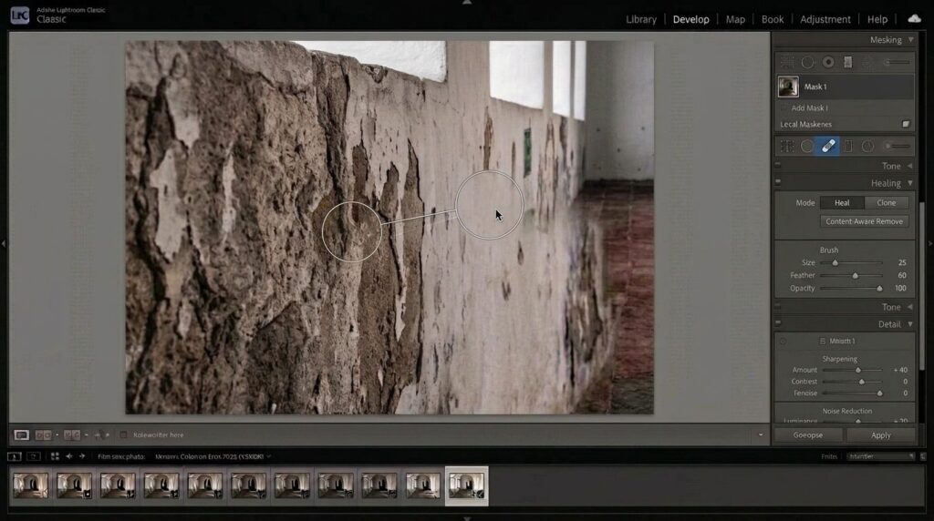 Edit Photos In Lightroom Online Free: Quick Guide For Beginners 2026 8 Remove blemishes to edit photos in Lightroom
