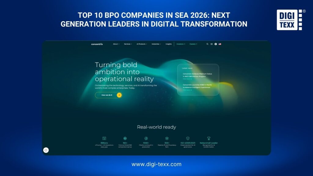 Concentrix 10 BPO Companies In SEA