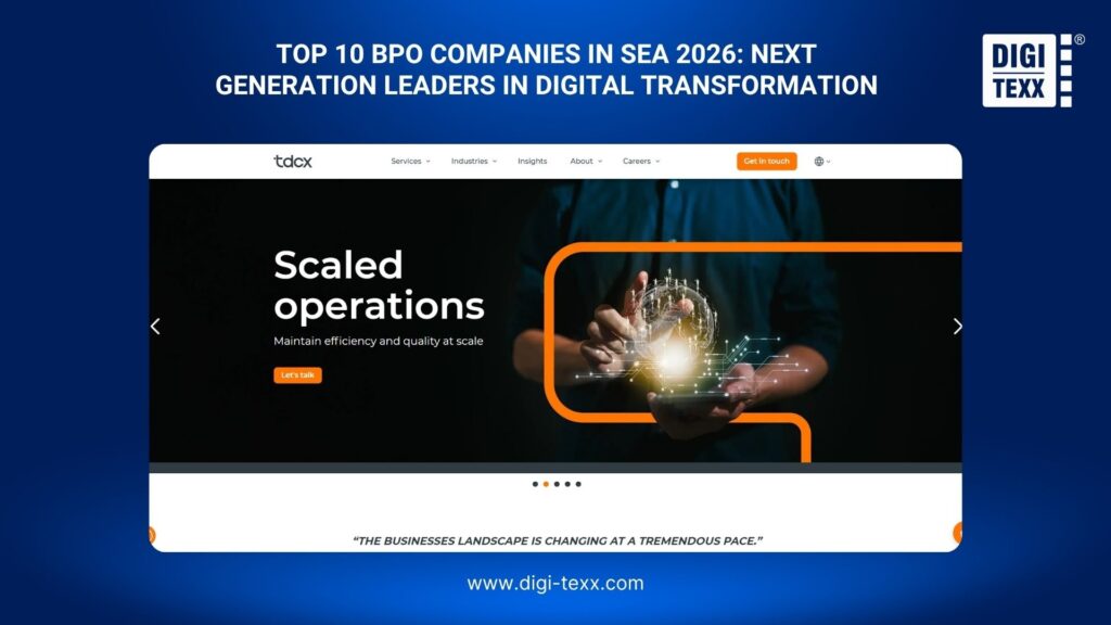 TDCX 10 BPO Companies In SEA