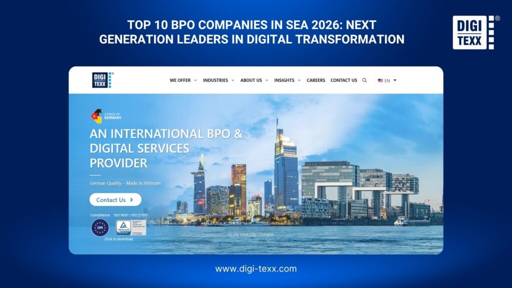 DIGI-TEXX VIETNAM 10 BPO Companies In SEA