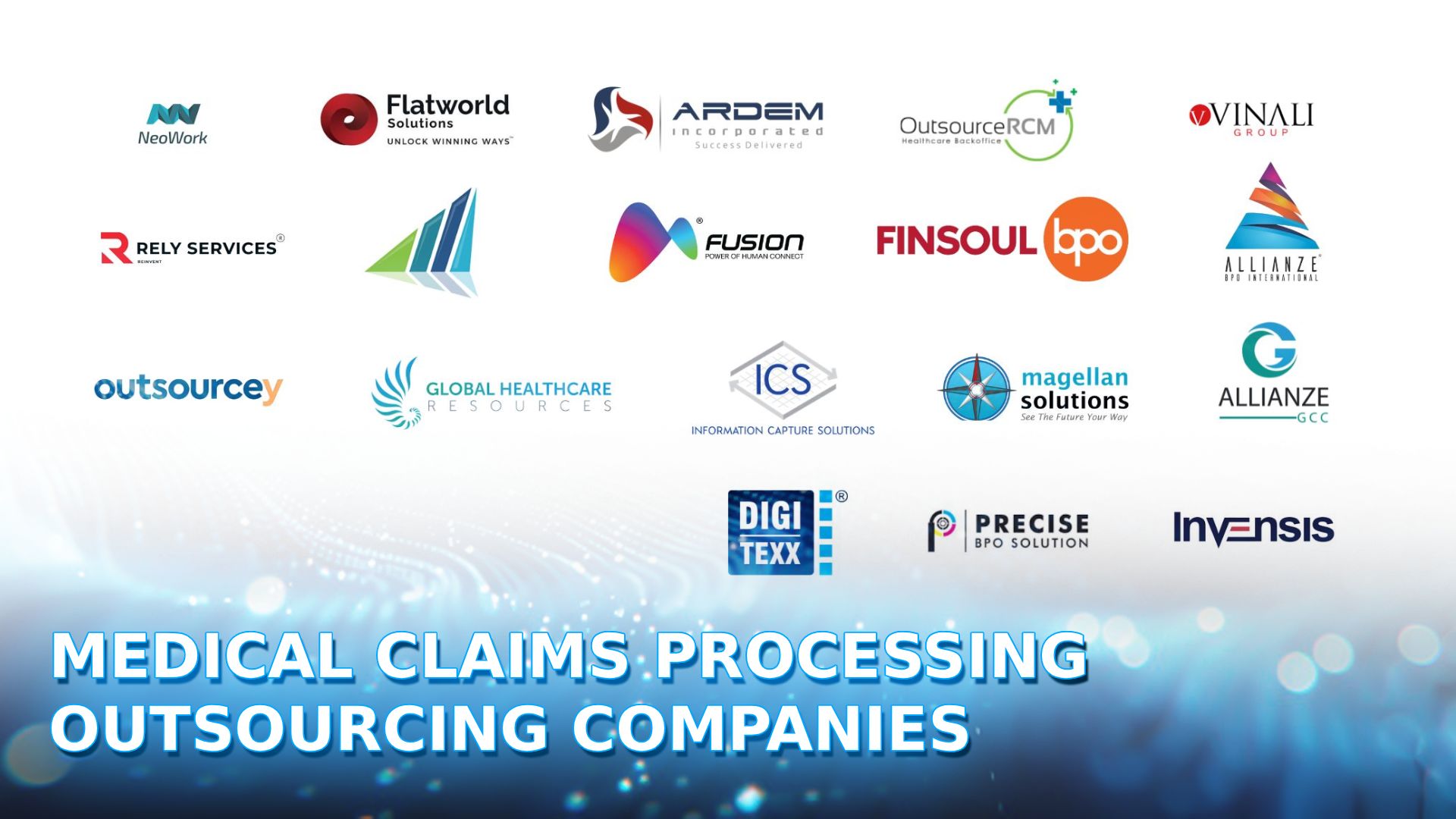 medical claims processing outsourcing company