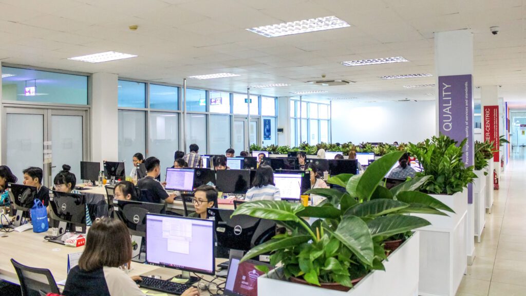 A BPO specialist from DIGI-TEXX data labeling service provider
