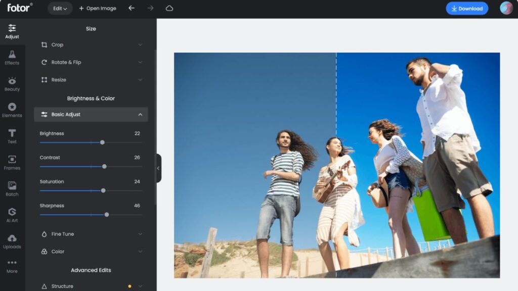 10 Best iPhone Photo Retouch Apps In 2026: Free & AI Options 11 Fotor iPhone photo retouch app for AI portrait enhancement