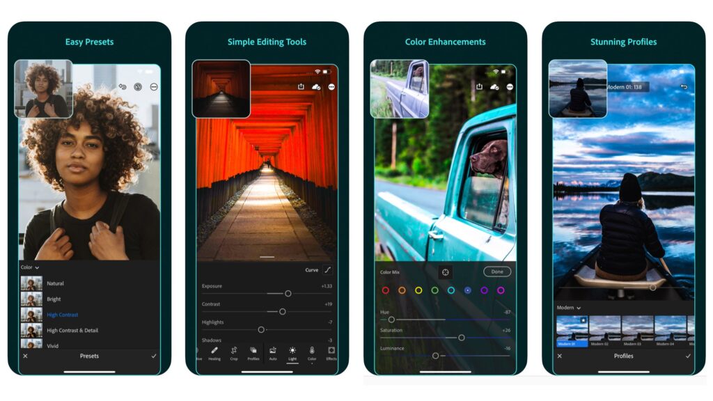 10 Best iPhone Photo Retouch Apps In 2026: Free & AI Options 9 Adobe Lightroom iPhone photo retouch app for professional editing