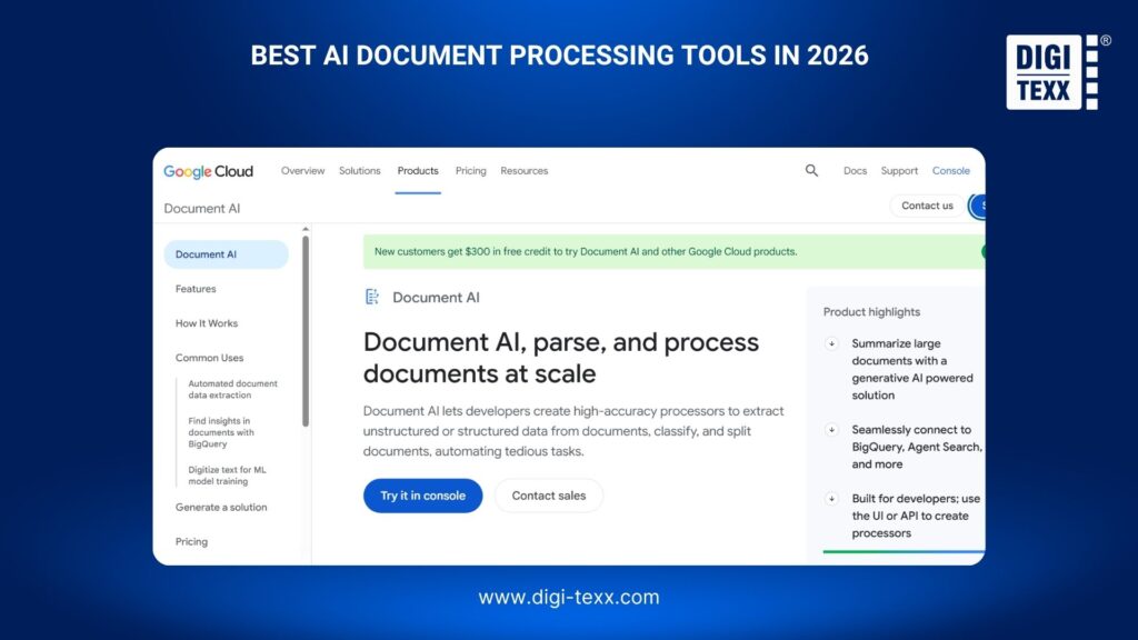 best ai document processing
