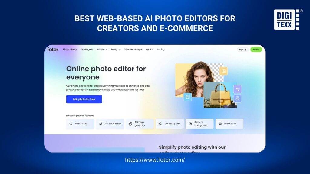 Fotor AI-powered photo editing software