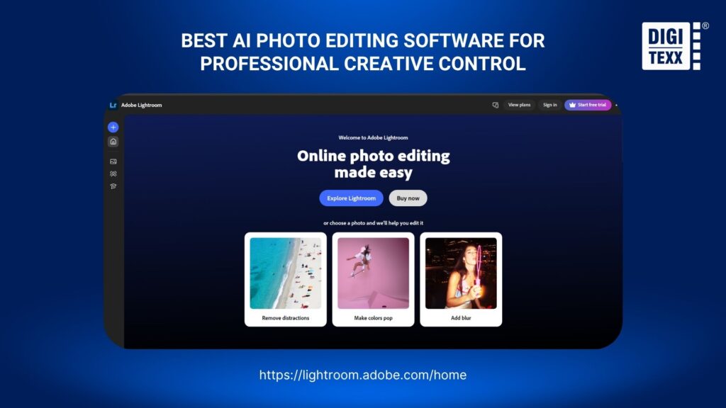 Adobe Lightroom AI-powered photo editing software