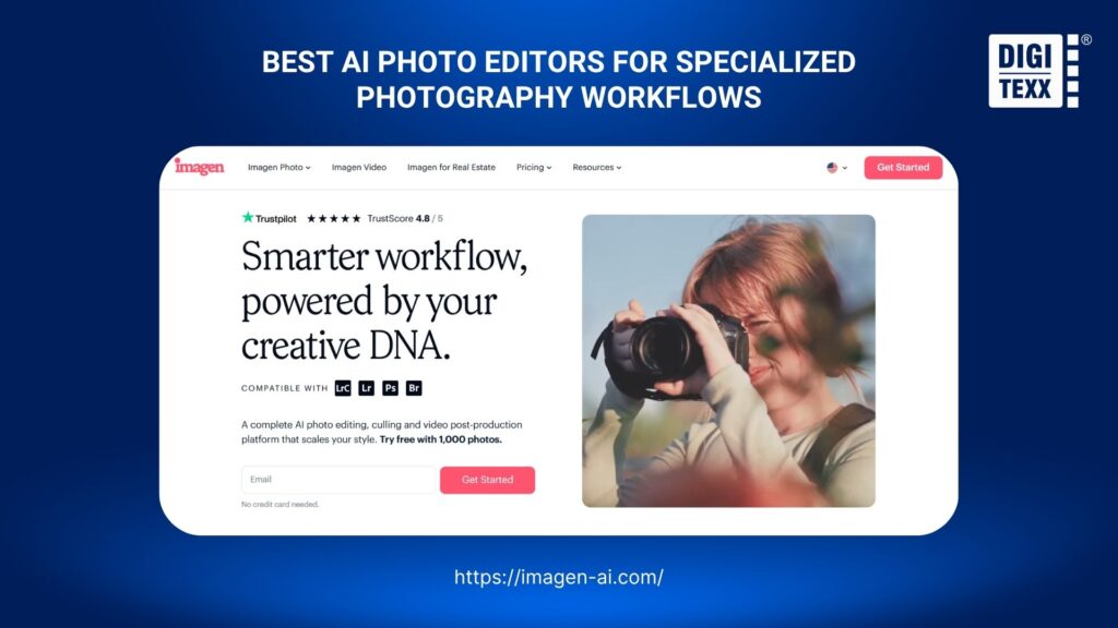 Imagen AI-powered photo editing software