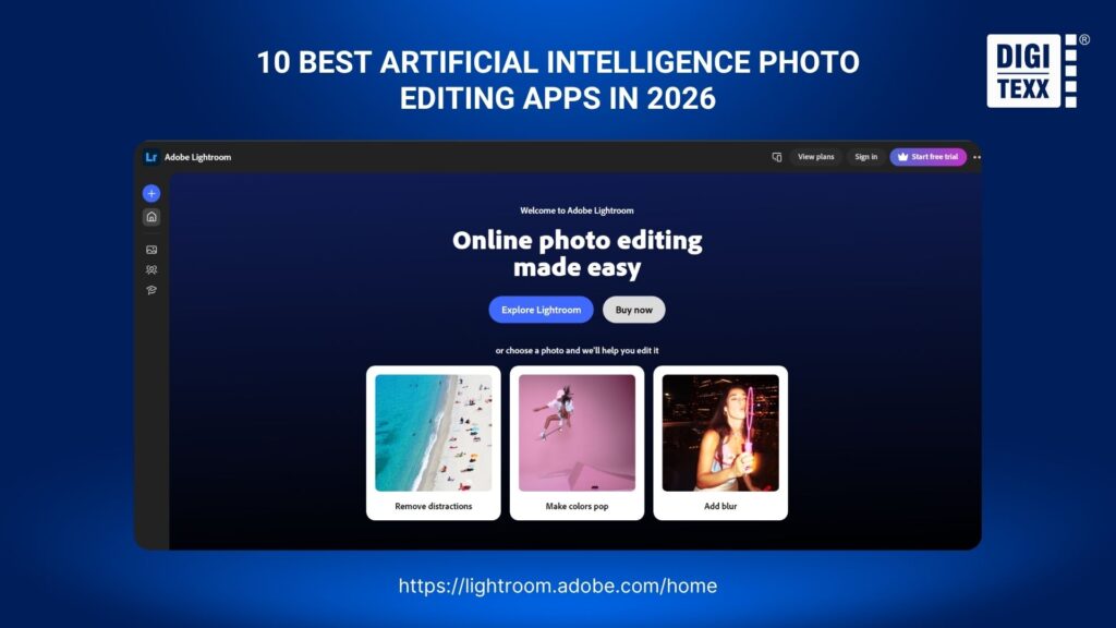 Skylum Luminar AI photo editing app homepage