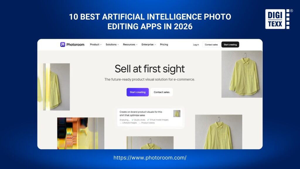 Photoroom artificial intelligence photo editing app