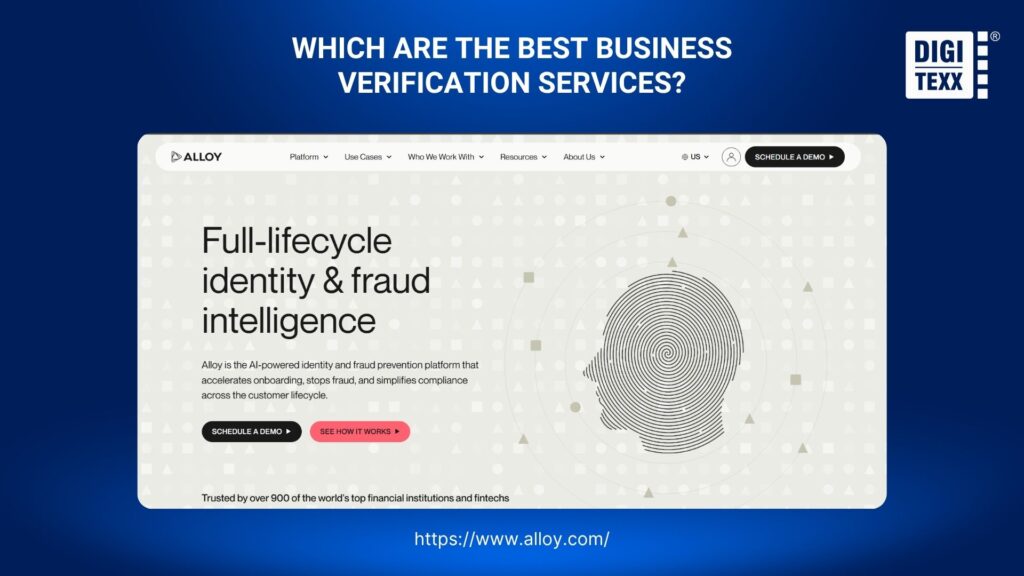 alloy business verification services