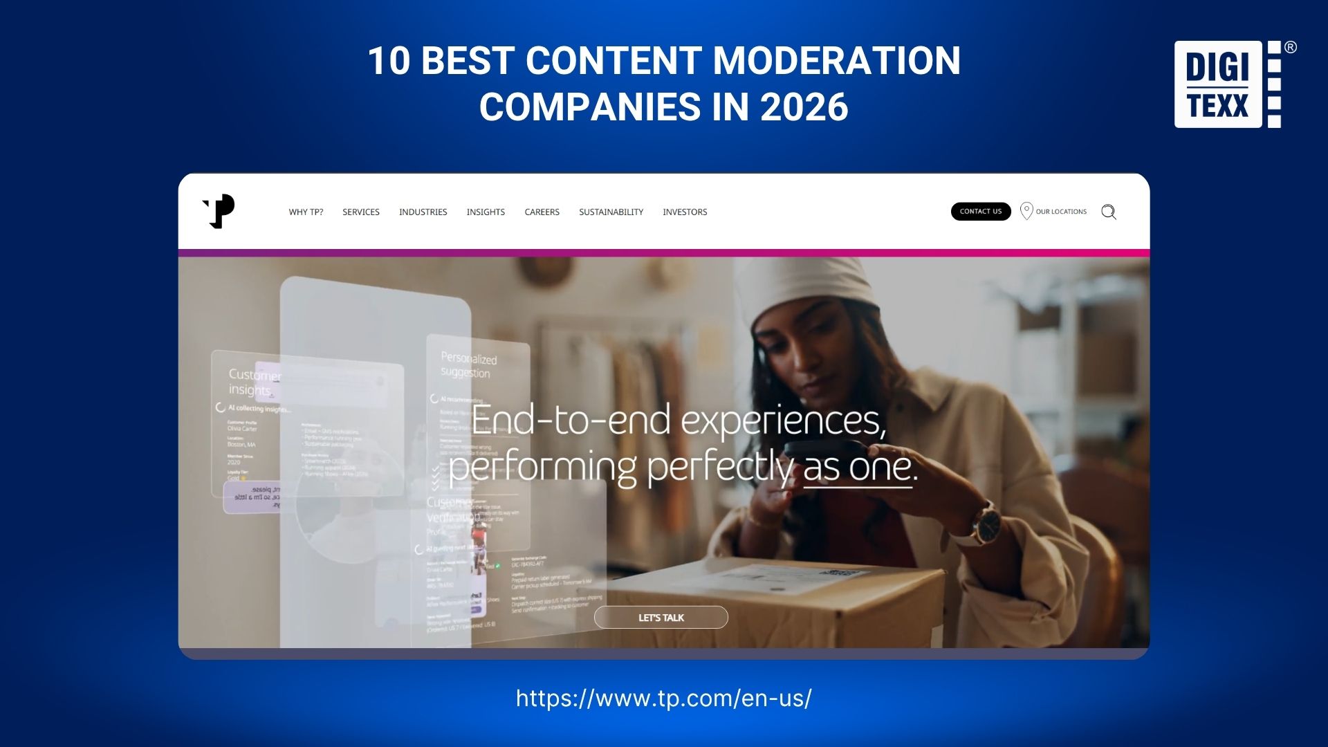 TP content moderation company website