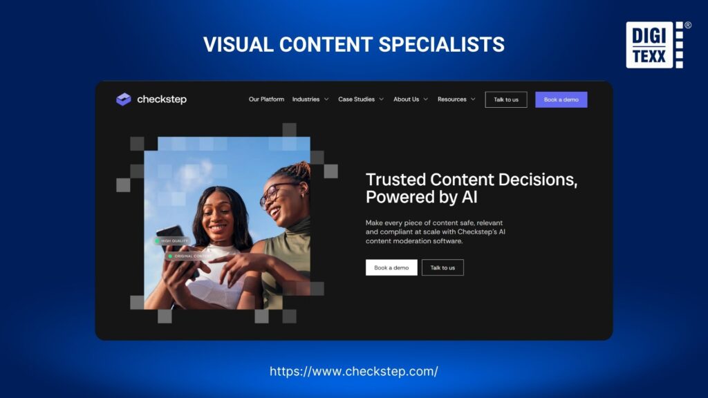 Checkstep AI-powered content moderation platform