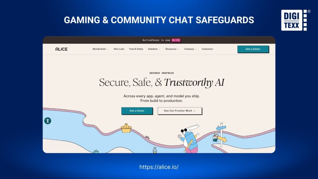 Alice platform for enterprise Trust and Safety