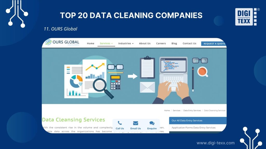 OURS Global database cleansing and data consolidation services