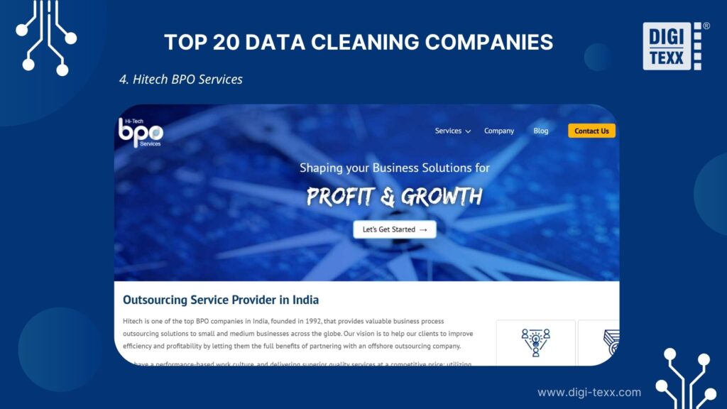 Hitech BPO Services data conversion and entry solutions