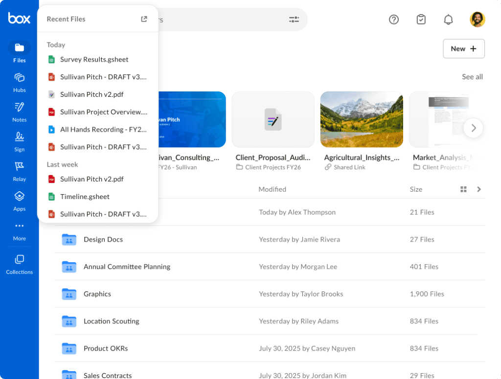 secure document management solutions Box cloud document management platform