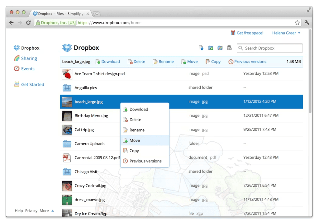 software for file management Dropbox Business document management platform