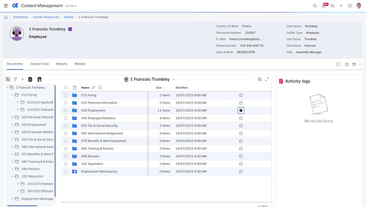 OpenText document management solution enterprise information management platform