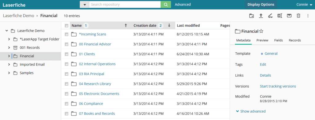 Alt: document process management software Laserfiche cloud document management software