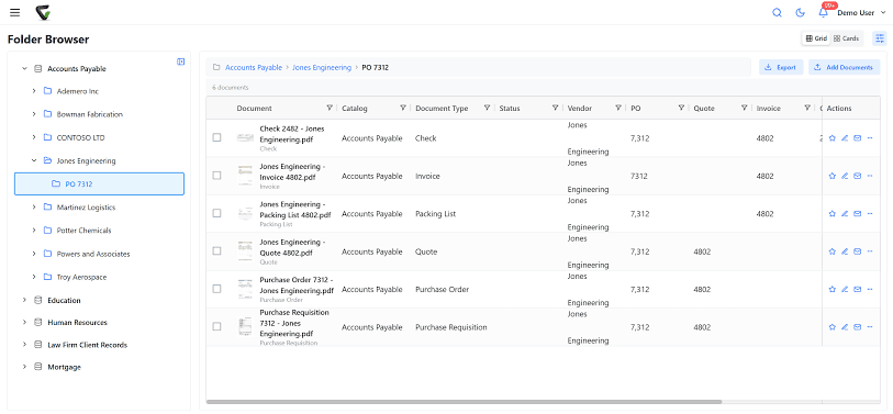 cloud based document management software Ademero Content Central workflow dashboard