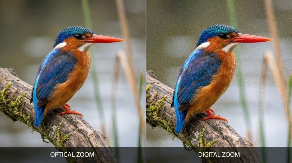 avoid too much digital zoom