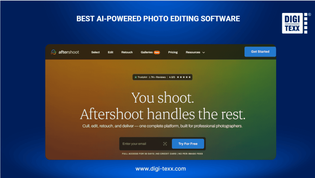 Aftershoot streamlines AI culling and batch photo editing for photographer