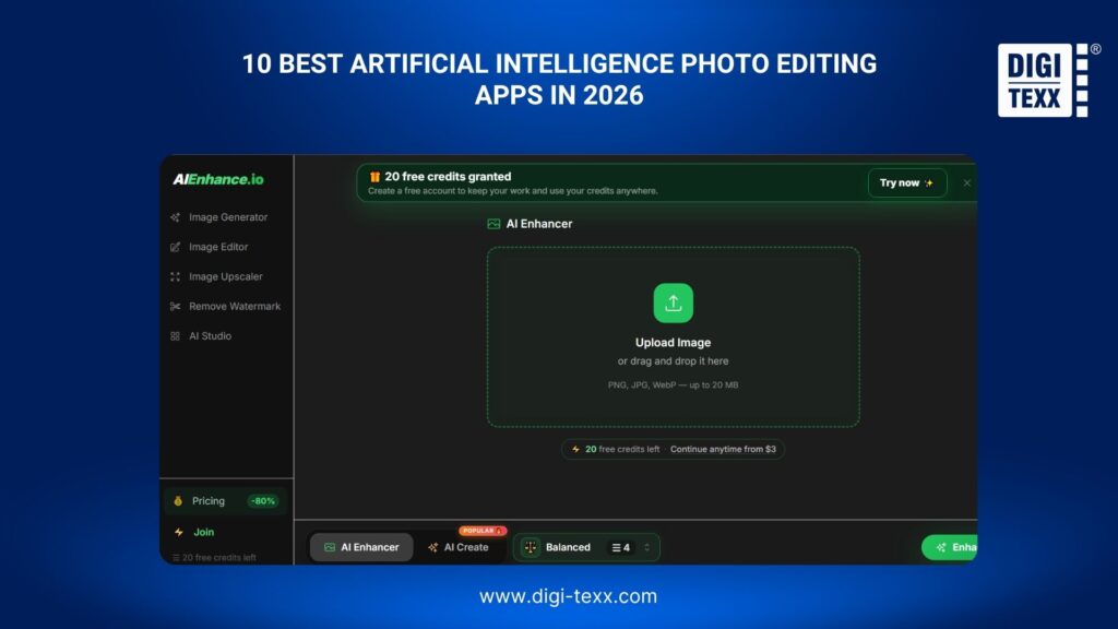 AIEnhance.io AI photo editing tools