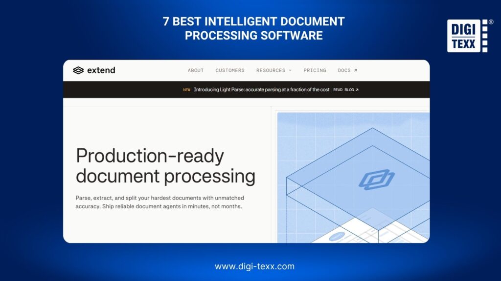 7 Best Intelligent Document Processing Software: Features & Comparison 2 Extend AI document processing platform