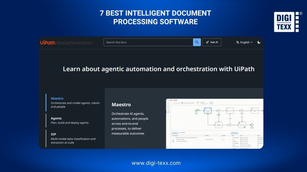 7 Best Intelligent Document Processing Software: Features & Comparison 3 UiPath Document Understanding for document processing and RPA