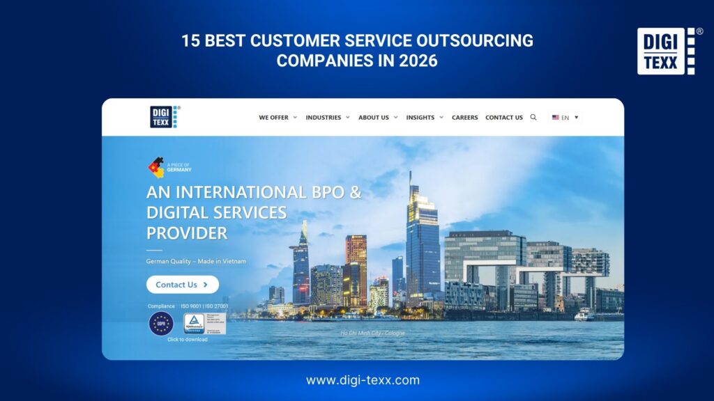 Top 15 Customer Service Outsourcing Companies In 2026: Pros & Cons 2 Top customer service outsourcing companies