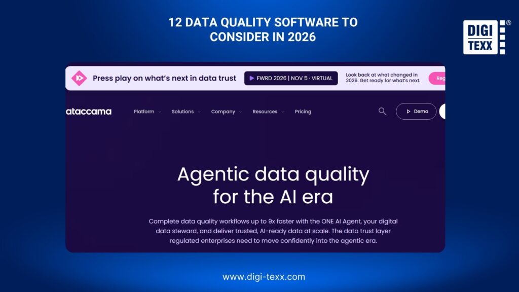 12 Best Data Quality Tools Worth Using In 2026 11 Ataccama is data quality software
