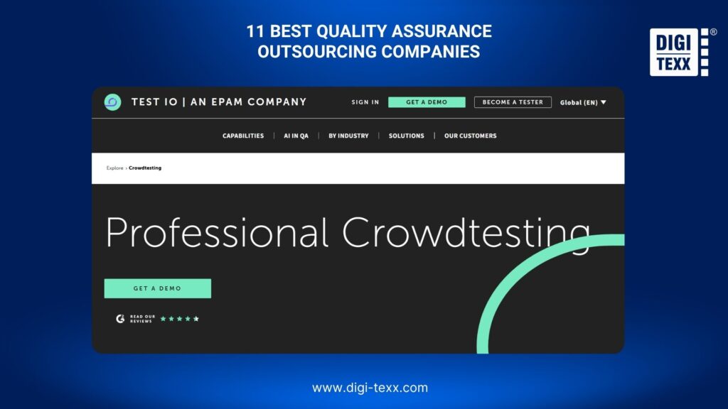 Test IO is a quality assurance outsourcing