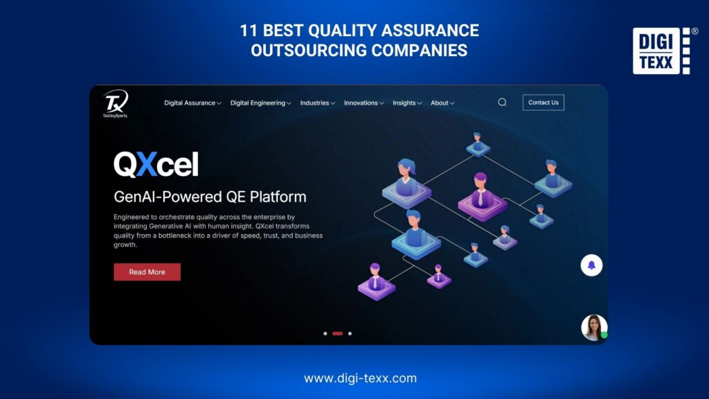 TestingXperts is a quality assurance outsourcing