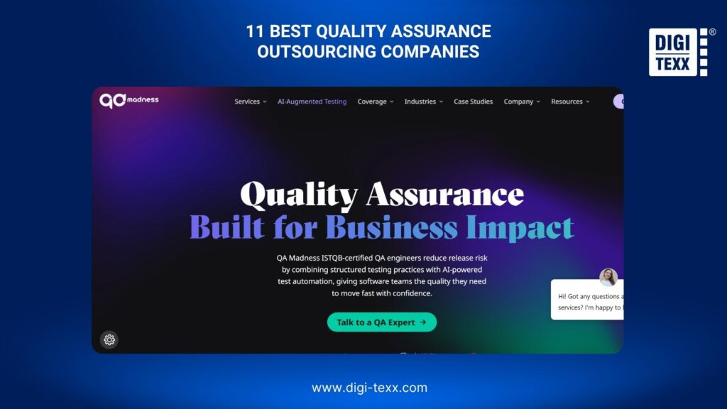 QA Madness is a quality assurance outsourcing