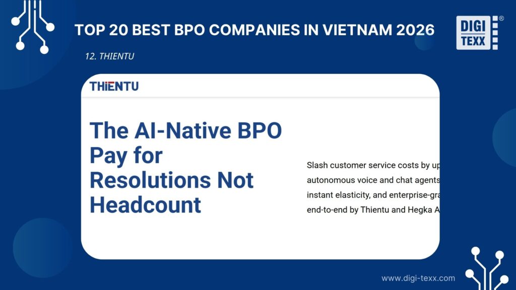 THIENTU is a BPO company in Vietnam