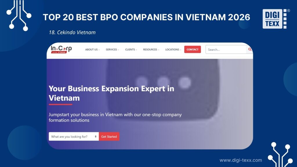Cekindo is one of the best BPO companies in Vietnam