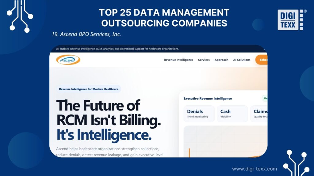 Ascend BPO Services is a data management outsourcing company