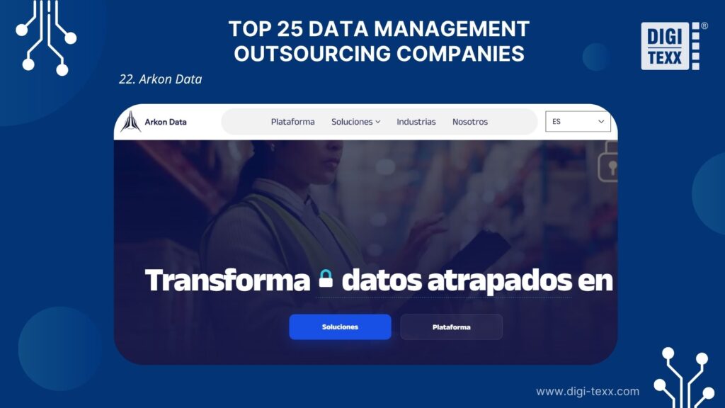 Arkon Data provides outsourced data management services