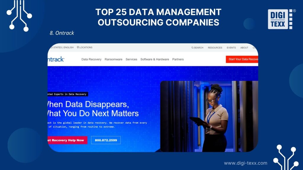 Ontrack is a data management outsourcing company